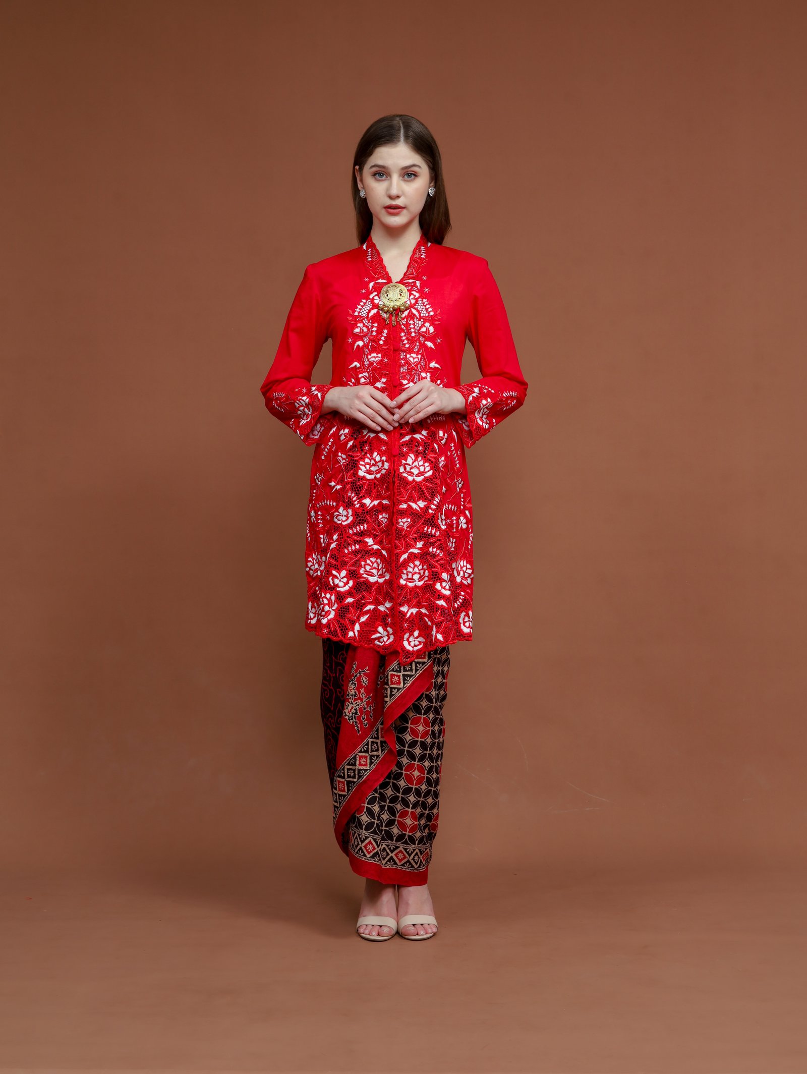 Kebaya Katun Lotus Flower